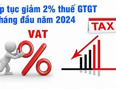 Chính Sách Giảm Thuế Gtgt Năm 2024